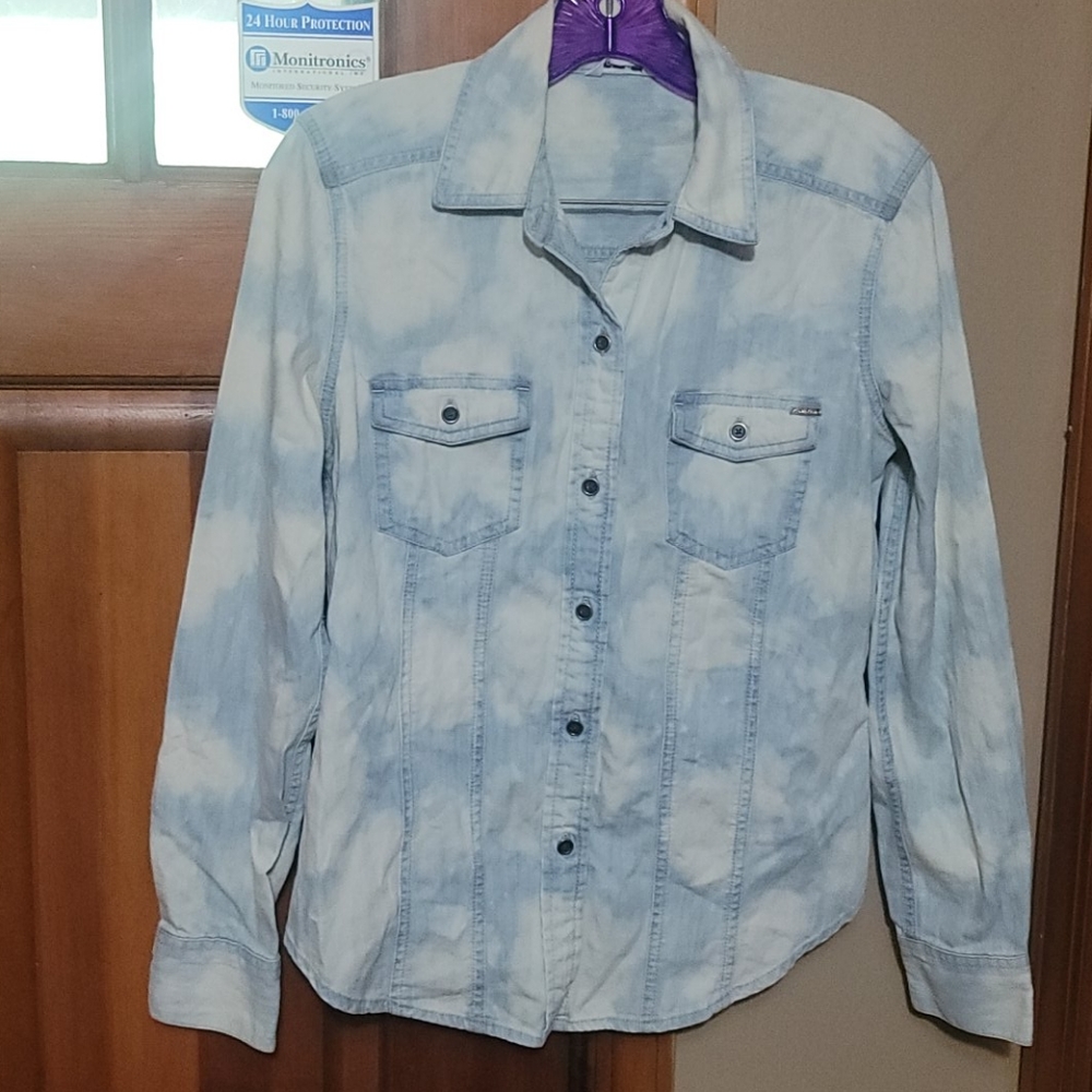 Bleached Demin Shirt